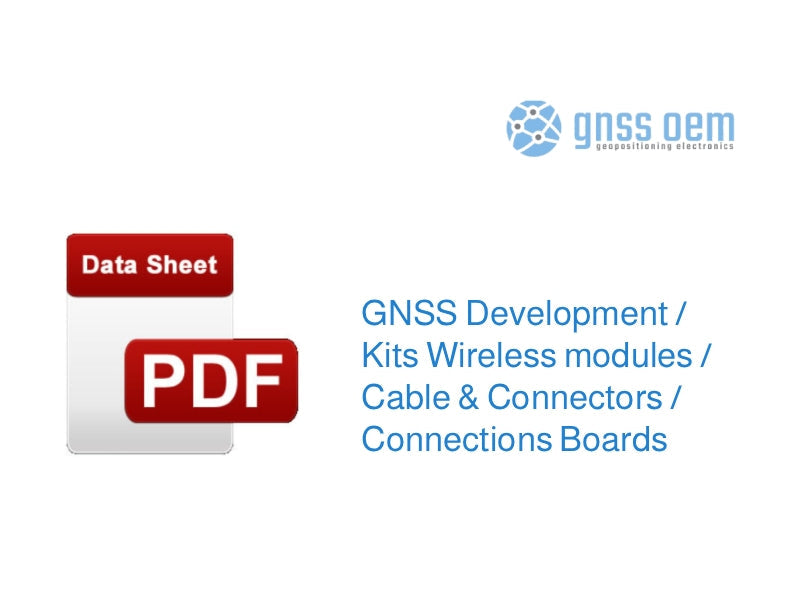 GNSS Development / Kits  Wireless modules  / Cable and Connectors  / Connections Boards datasheet