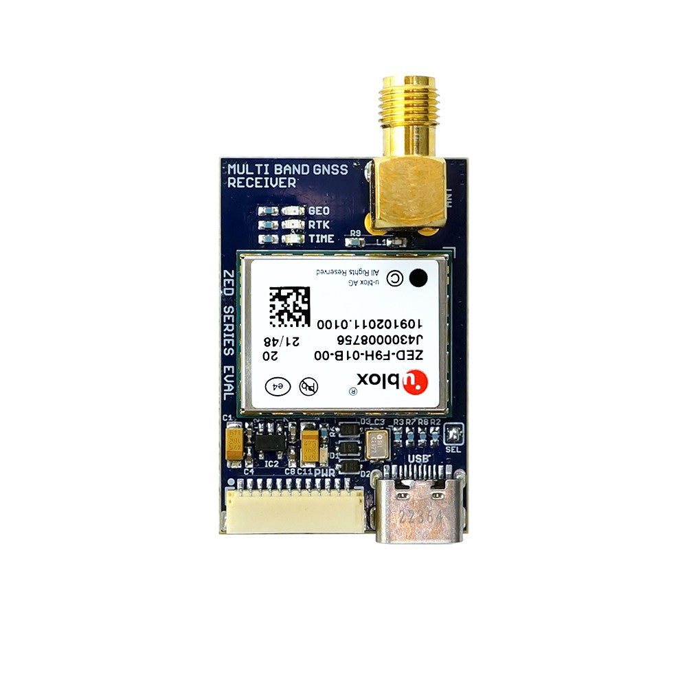 ZED-F9H high precision GNSS USB C module for heading applications with SMA – Eltehs GNSS Store (elt0398)