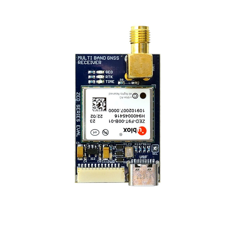 ZED-F9T-00B high accuracy USB C timing module with SMA – Eltehs GNSS Store (elt0388)