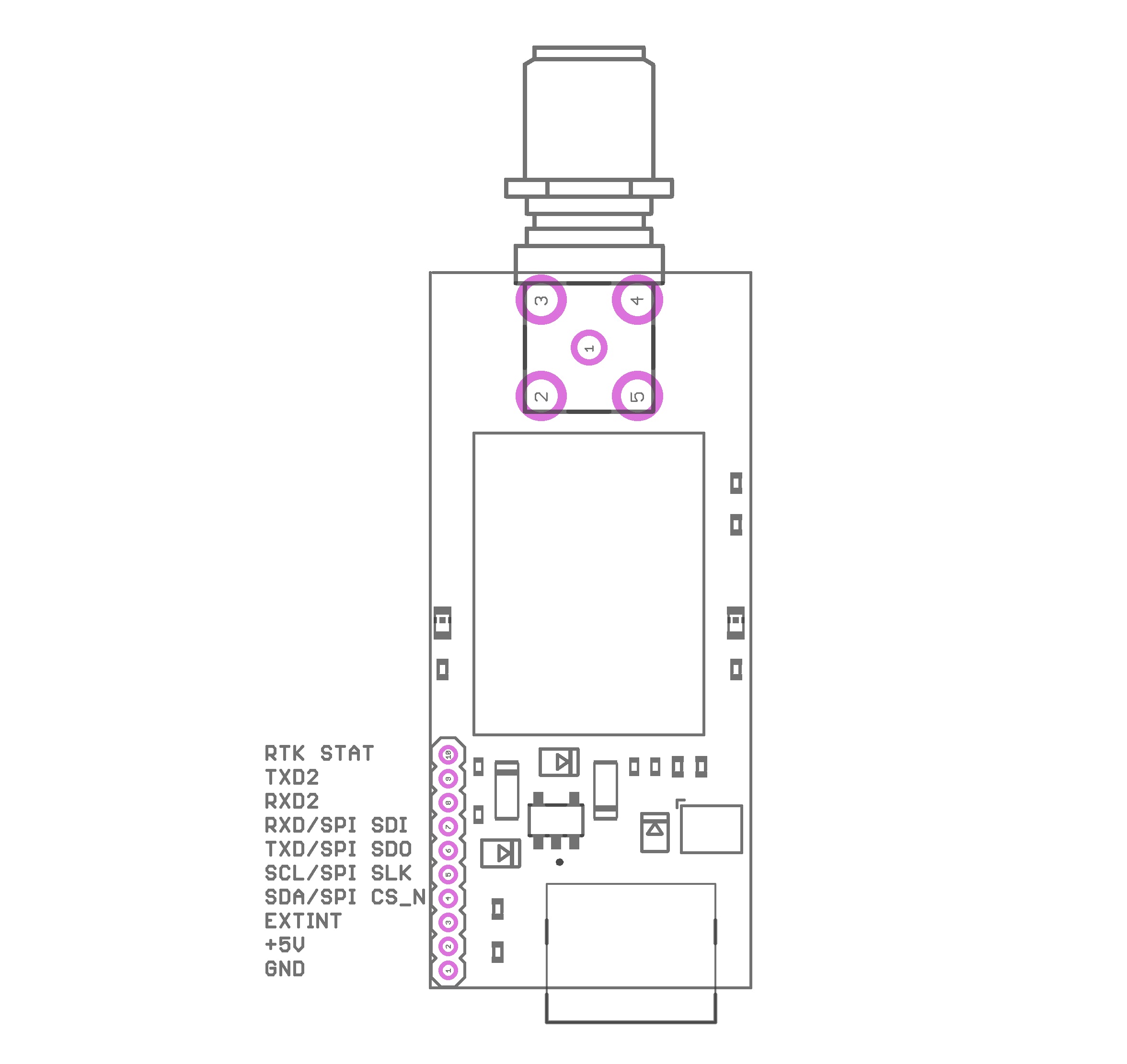 NEO-F9P-15B USB C Multi-band L1,L5 RTK GNSS SMA antenna – Eltehs GNSS Store (elt0302)