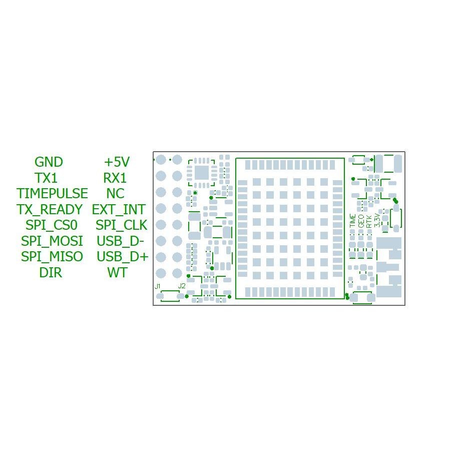 M20 RTK InCase PIN GNSS receiver board – Eltehs GNSS Store (elt0620)