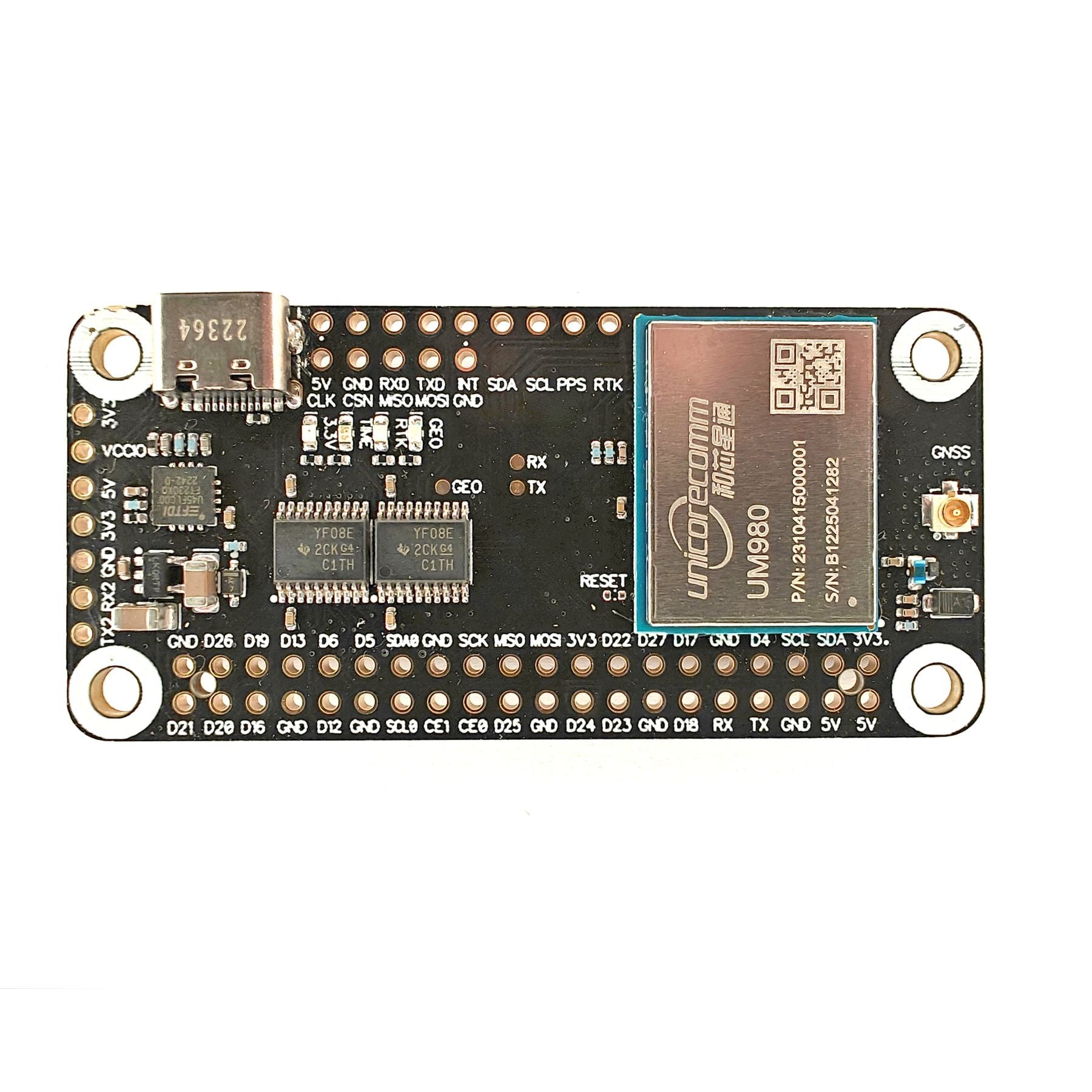 UM980 RTK GNSS Raspberry PI HAT – Eltehs GNSS Store (elt0229)