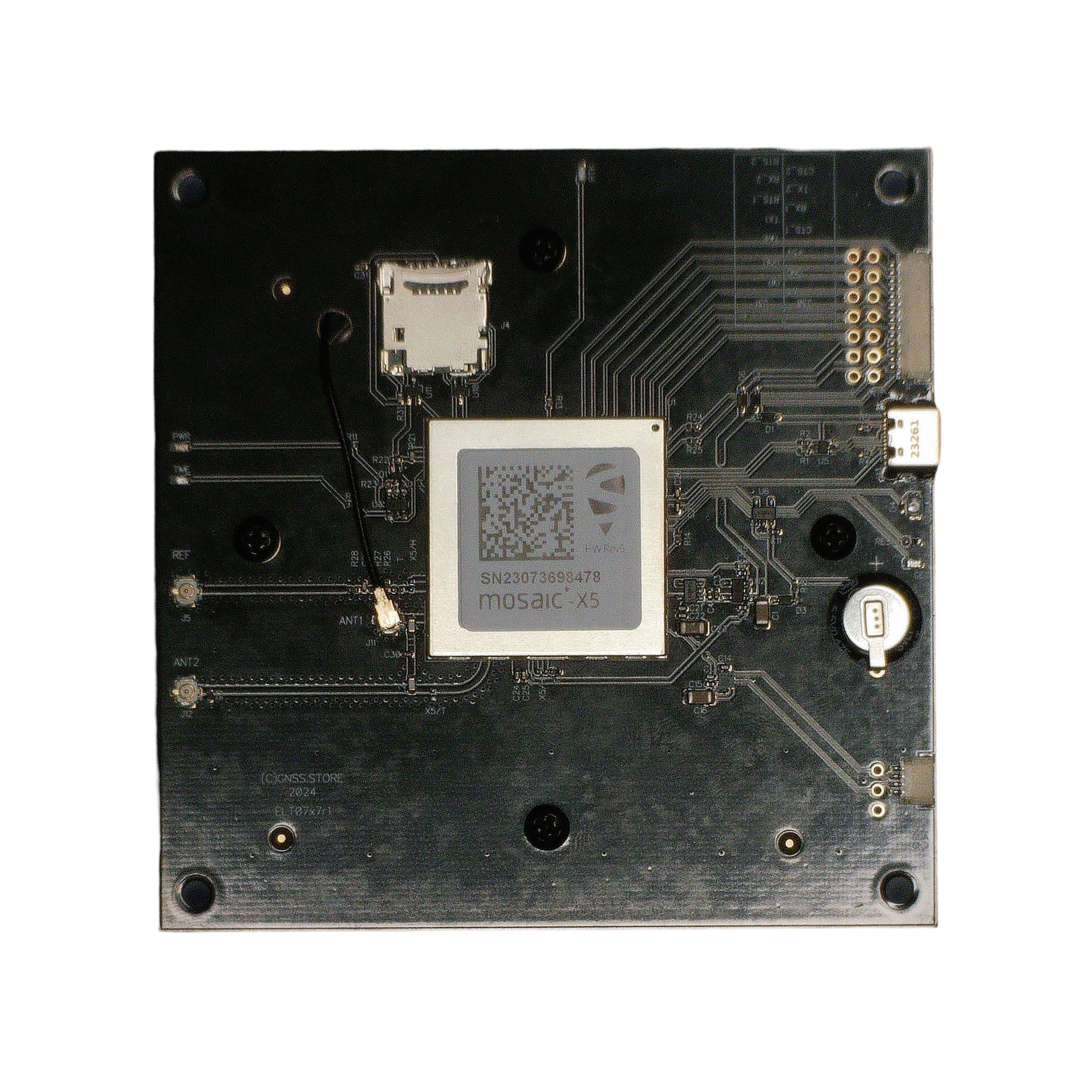 mosaic-X5 receiver board with Multiband antenna, SD card and LIS3MDL – Eltehs GNSS Store (elt0727)