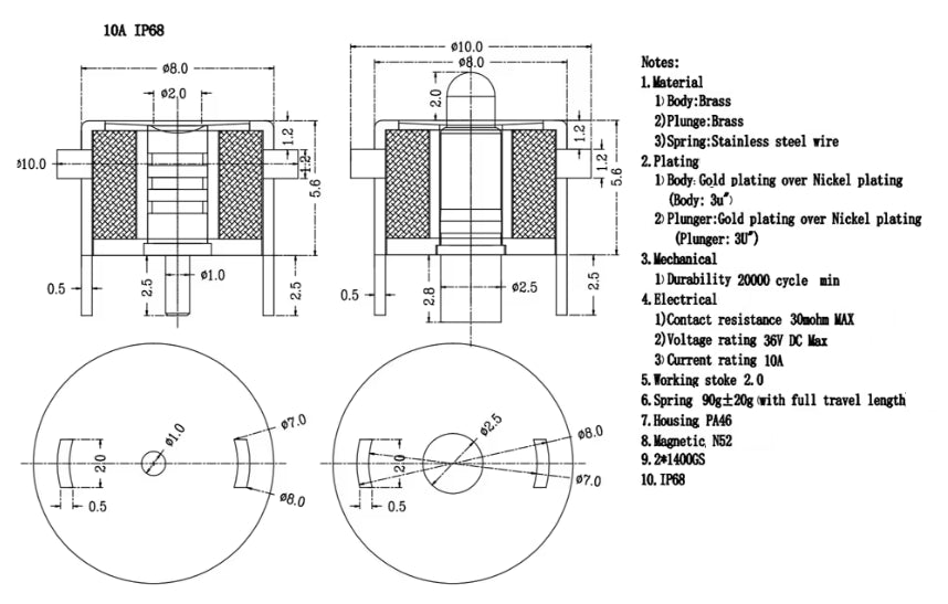 Magnetic pogo connector kit – Eltehs GNSS Store (elt0908)