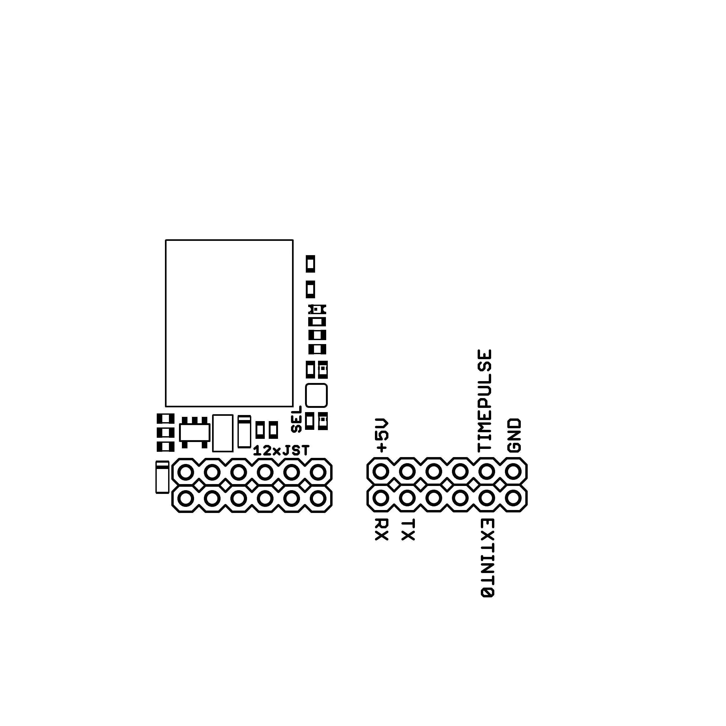 NEO-M8N InCase PIN series GPS GNSS receiver board for UAV, Robots UF.L antenna connector – Eltehs GNSS Store (elt0397)