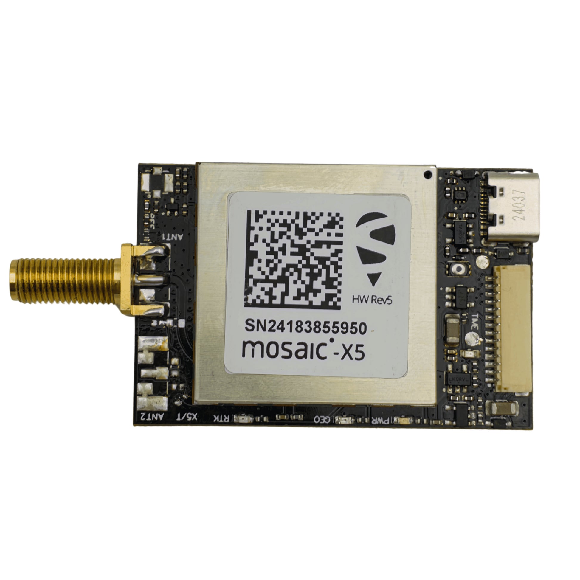 mosaic-X5 RTK InCase PIN GNSS receiver board with JST and USB C – Eltehs GNSS Store (elt0723)