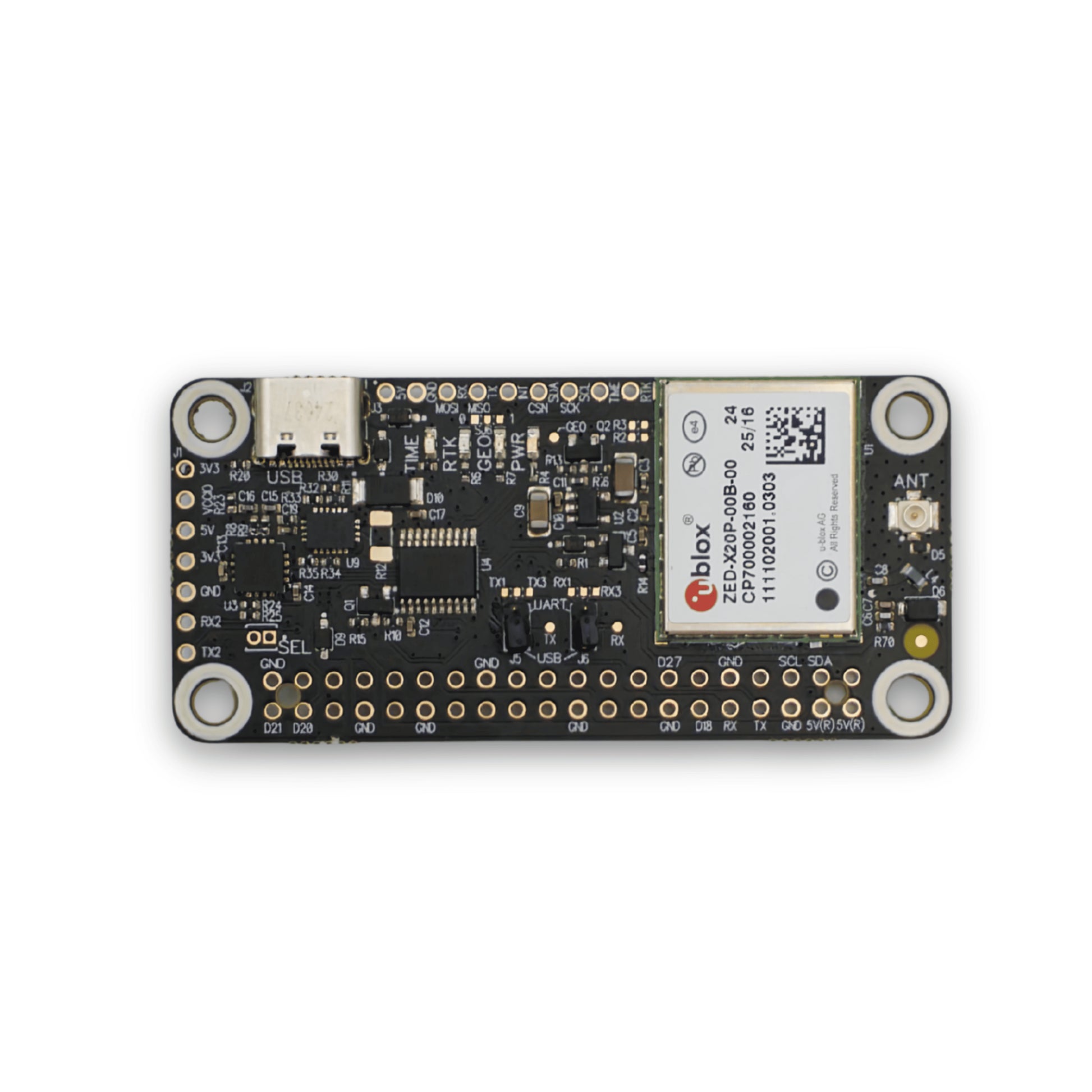 ZED-X20P RTK GNSS Raspberry PI HAT – Eltehs GNSS Store (elt0429)