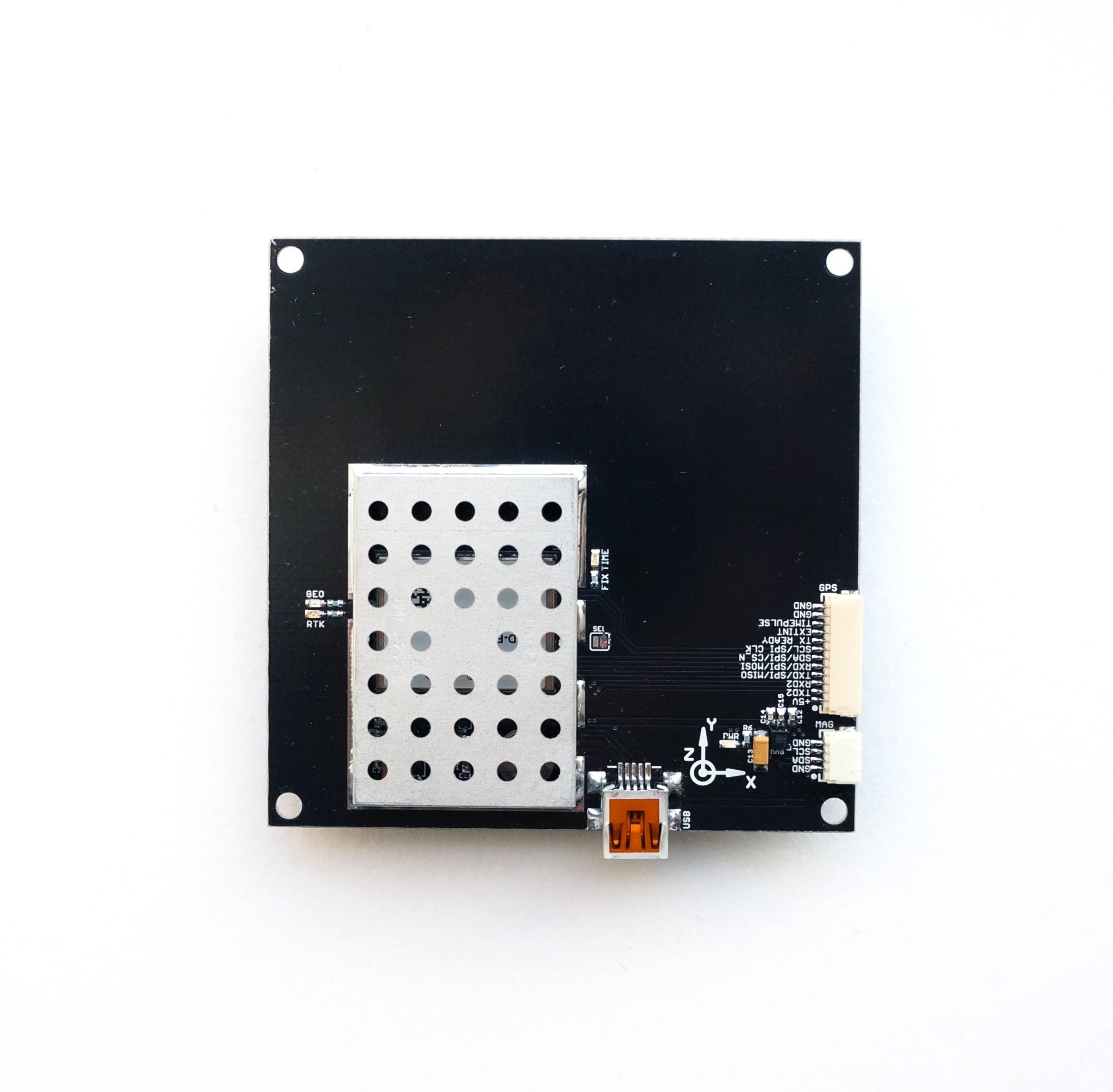 ZED-F9T-00B timing board with MultiBand antenna L1 L2 L5 with EMI protection + LIS3MDL – Eltehs GNSS Store (elt0119)