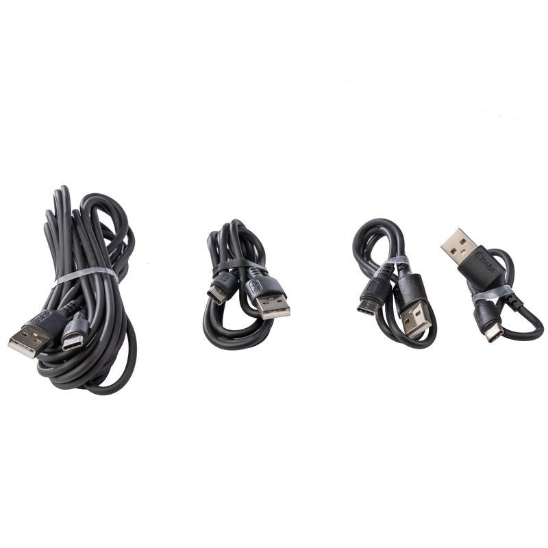 USB-C to USB A liquid silicone cable 0.2m (black) – Eltehs GNSS Store (elt0160)