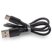 USB-C to USB A liquid silicone cable 0.5m (black) – Eltehs GNSS Store (elt0161)