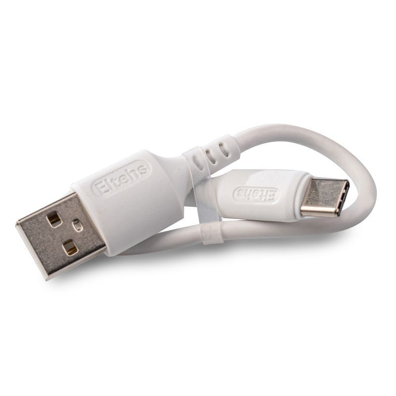 USB Type-C to USB A liquid silicone cable 0.2m (white) – Eltehs GNSS Store (elt0160w)