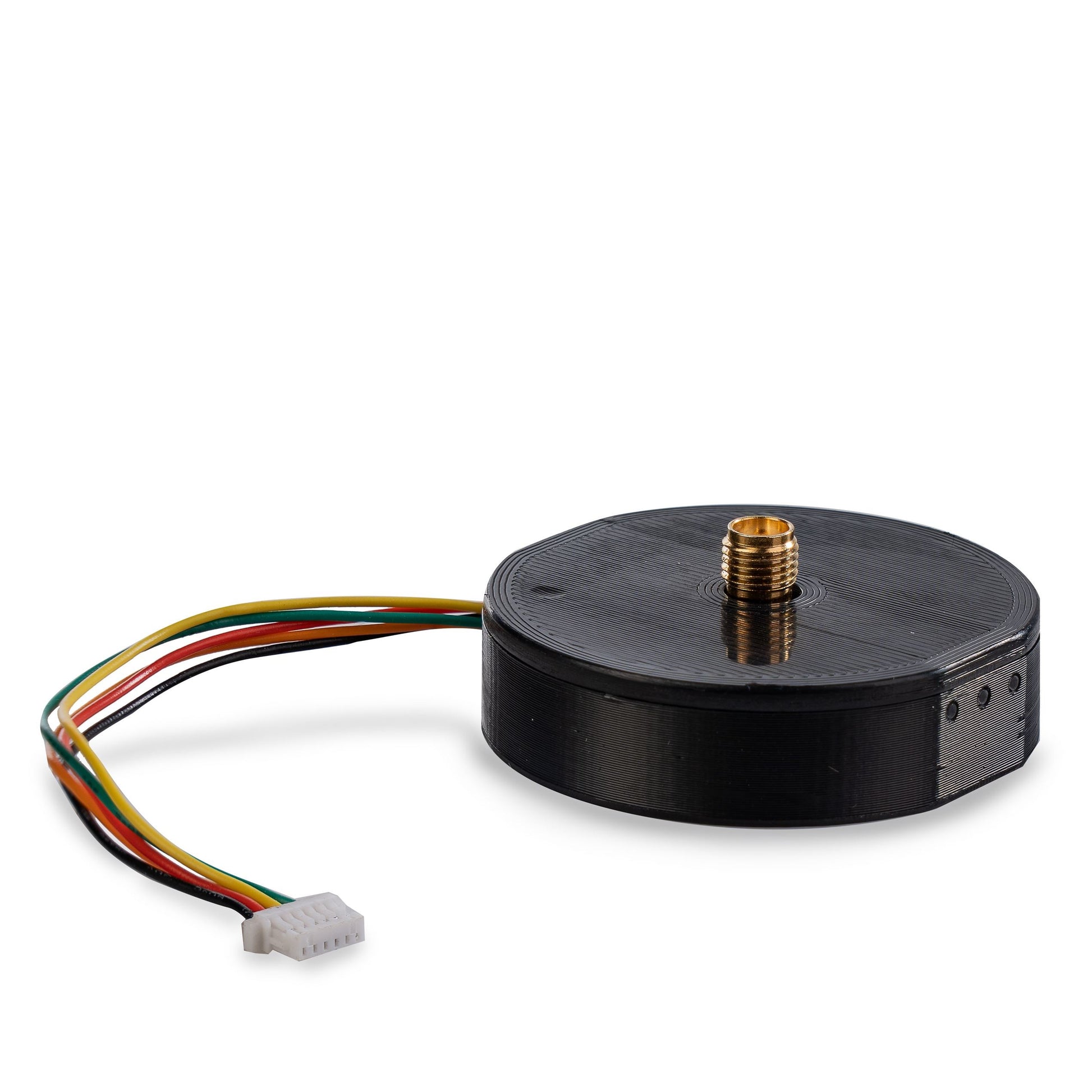 ZED-F9P RTK GNSS Smart Antenna module with UART/SPI, RFI protection and SMA Helix antenna. Black plastic case. – Eltehs GNSS Store (elt0171)