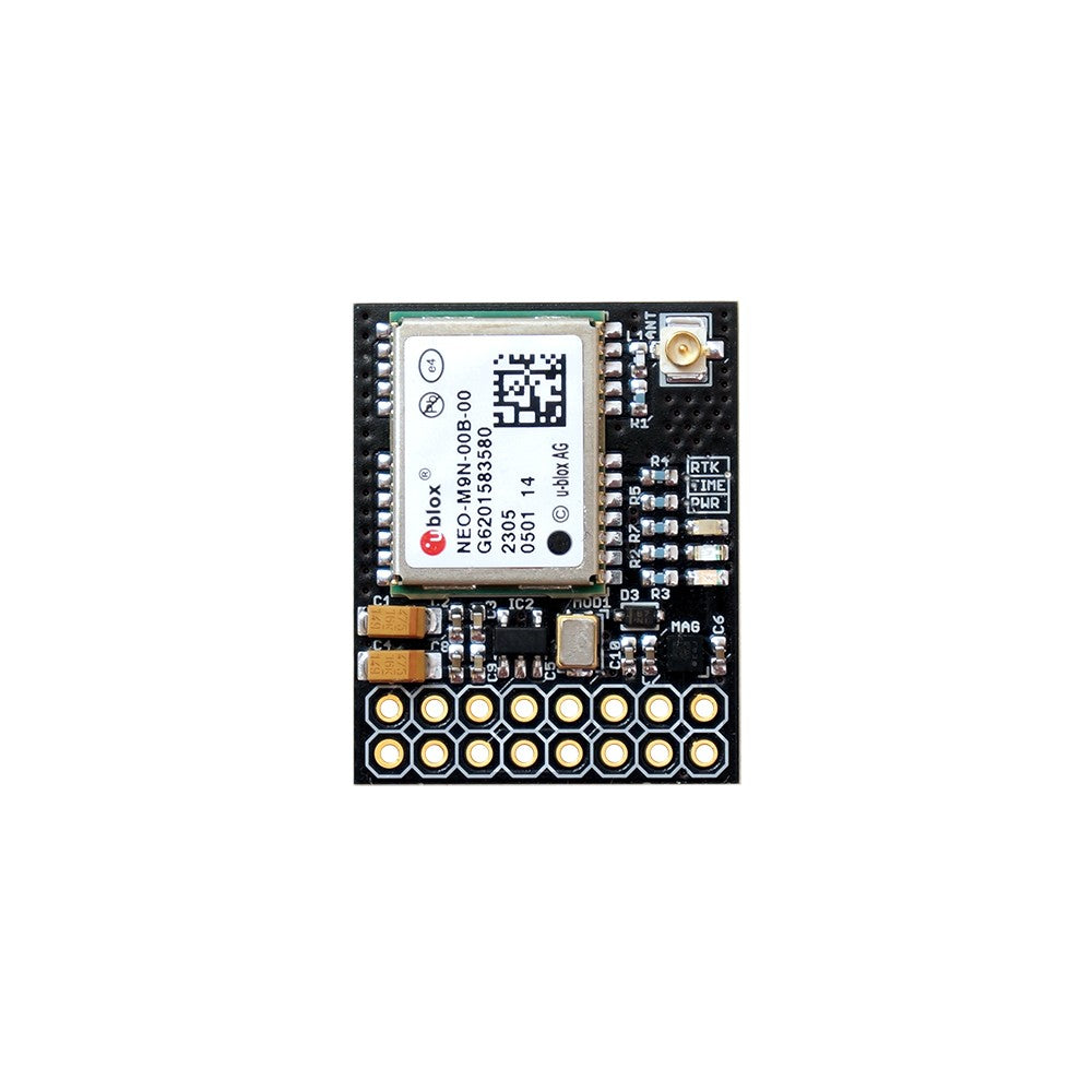 NEO-M9N four GNSS receiver board with LIS3MDL magnetometer
