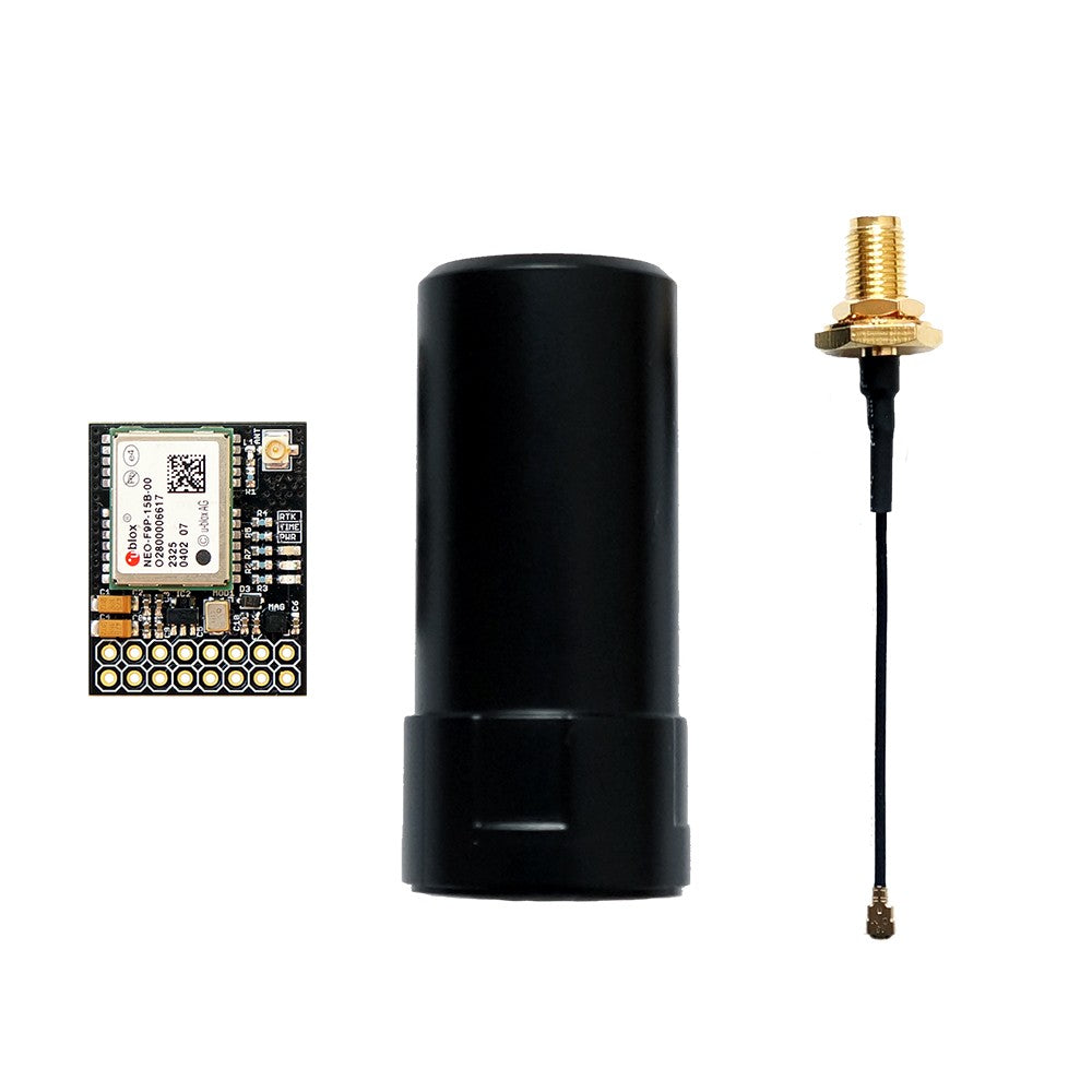 NEO-F9P-15B L1,L5 RTK GNSS with LIS3MDL and Helix antenna – Eltehs GNSS Store (elt0195)