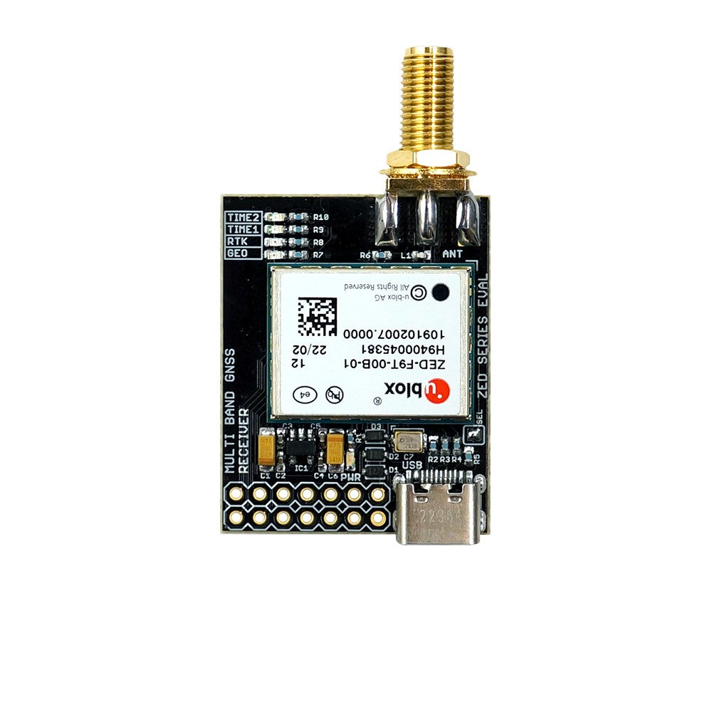 ZED-F9T 5G Network Synchronization USB type C timing module with SMA – Eltehs GNSS Store (elt0413)